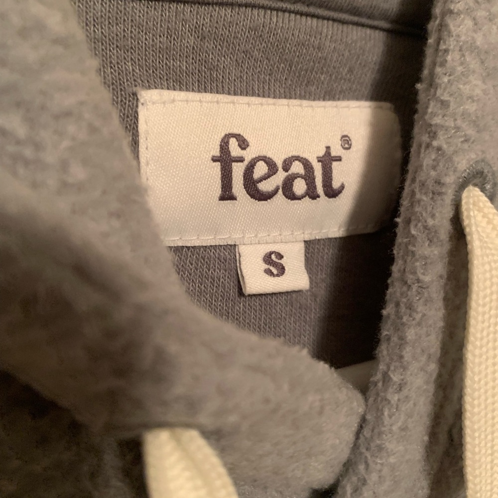 Feat hoodie sweatshirt.